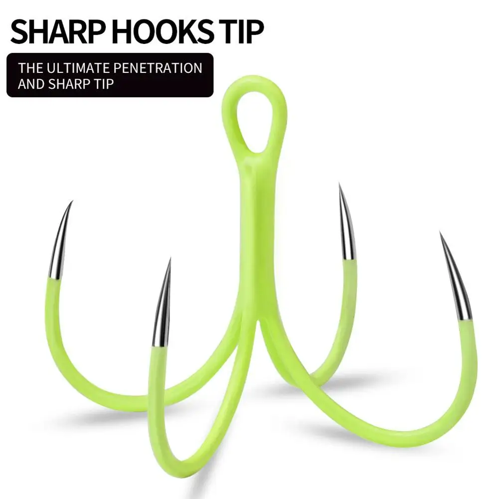 Ganchos de anclaje reforzados cuádruples luminosos, 10 piezas, acero inoxidable, cuatro garras luminosas, fuerza estándar, 16 #/18 #, envío directo - imagen 2