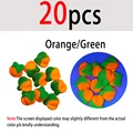 20pcs OrangelGreen