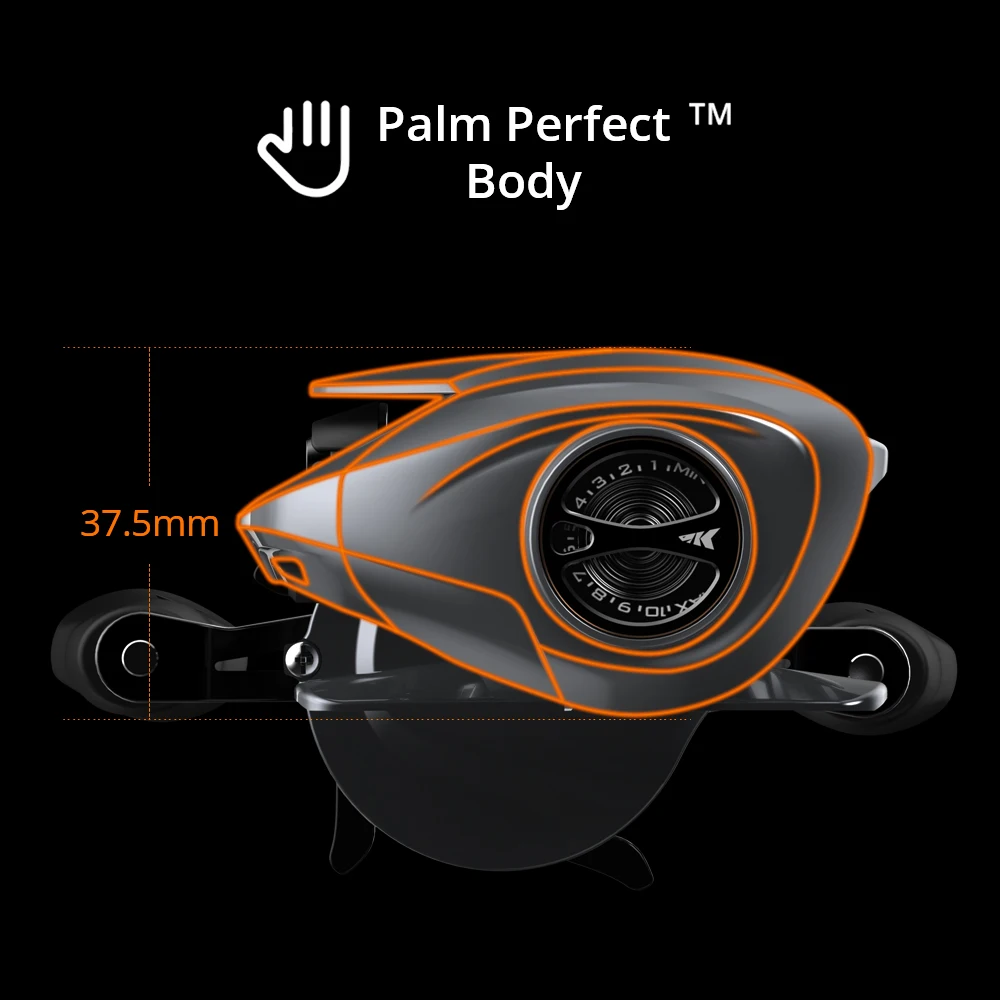 KastKing-carrete de pesca de alta velocidad, accesorio con sistema de finura de cebo, arrastre máximo de 5,5 KG, 11BB + 1RB 8,4: 1 - imagen 4