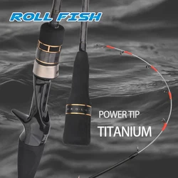 ROLLFISH Punta Titanio para Pulpo y Calamar – Caña Jigging Agua Salada