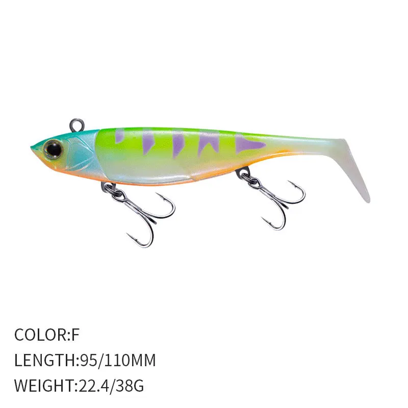 Señuelo blando de silicona Jig para pesca en mar - imagen 5
