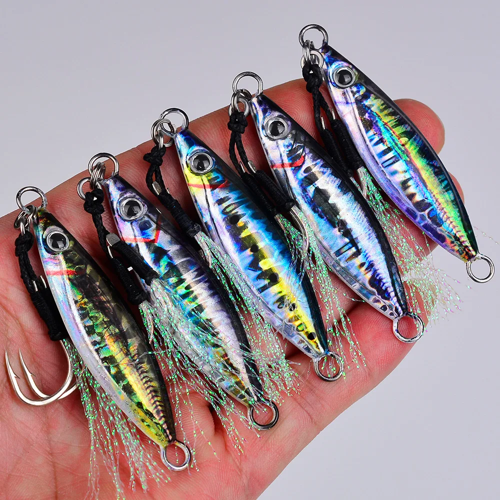 Señuelo de pesca con plantilla de cuchara de Metal de hundimiento rápido, señuelo de pesca de 7/10/14/18/30g para agua dulce y salada, cebo falso para pesca al aire libre - imagen 5