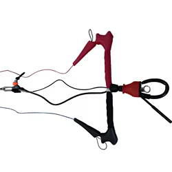 Sistema completo de barra de kitesurf con extremo de barra suave de 21m * 4 líneas y 55cm con liberación rápida