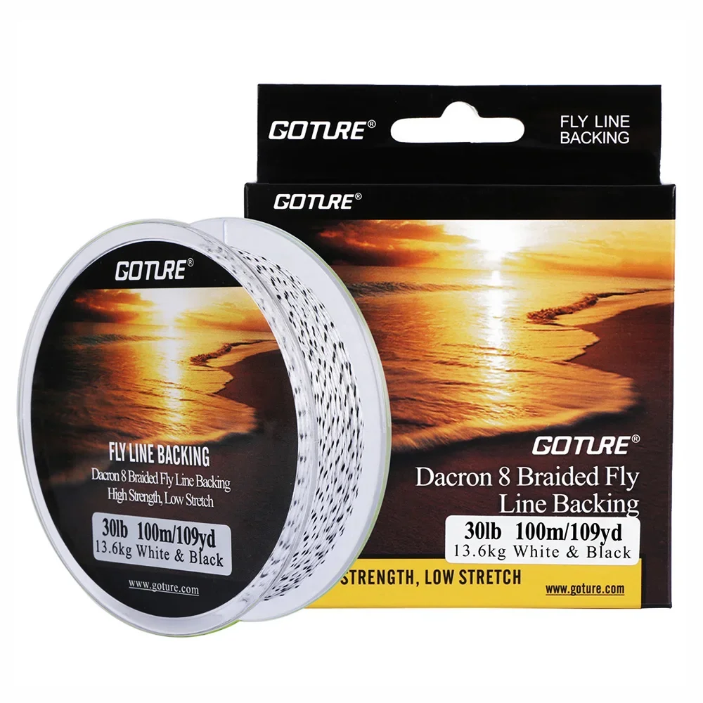 Goture 100M/109Yrd Fly Fishing Backing Line 20lb/30lb 8 Strands Braided Fishing Line For Fly Fishing - imagen 2