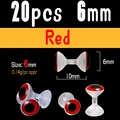 20pcs 6mm red