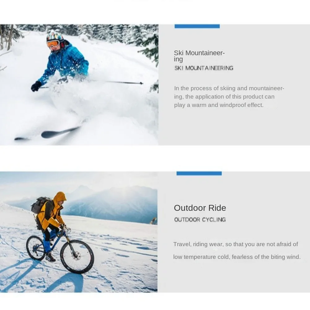 Pasamontañas térmico de lana a la moda, gorro con cordón, máscaras a prueba de viento, gorros con capucha, Protector de orejas, calentador de cuello, capucha y sombrero cálidos para otoño - imagen 3