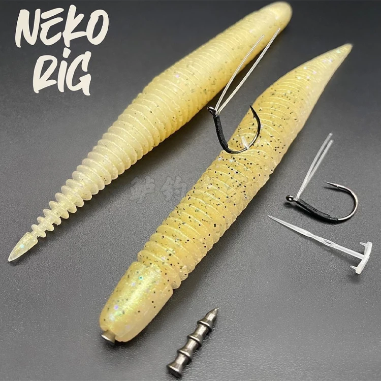 Palo de fuelle de Geecrack japonés, patatas fritas ciclónicas, peso específico alto, grupo de pesca sin plomo de Texas, atletismo de pesca de lubina - imagen 3