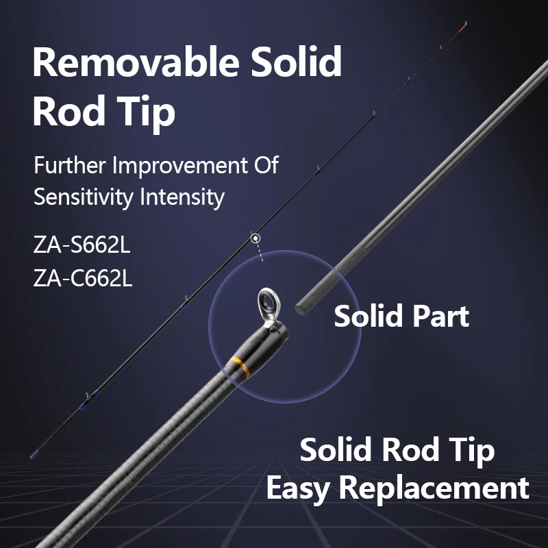 PURELURE ZANA-caña de pescar suave, accesorio Universal de fundición larga de alto carbono, giratoria, de acción rápida, anillo de lubina Fuji Alconite - imagen 3