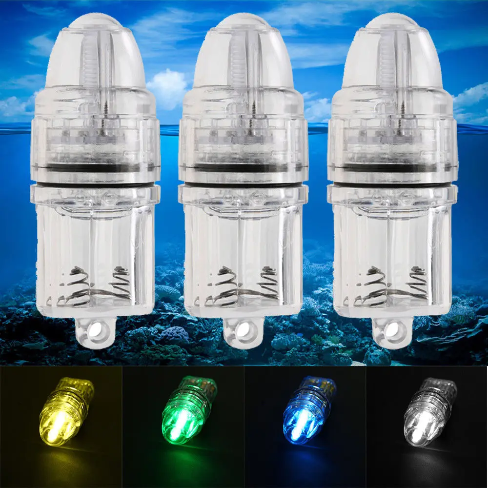 Luz LED para atraer peces de aguas profundas, señuelo de cebo para pesca, resistente al agua, accesorios de pesca - imagen 2