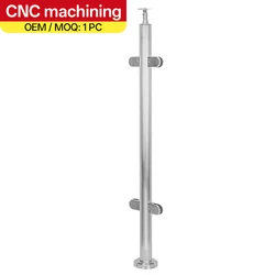 Soporte de caña acero inoxidable balustre CNC