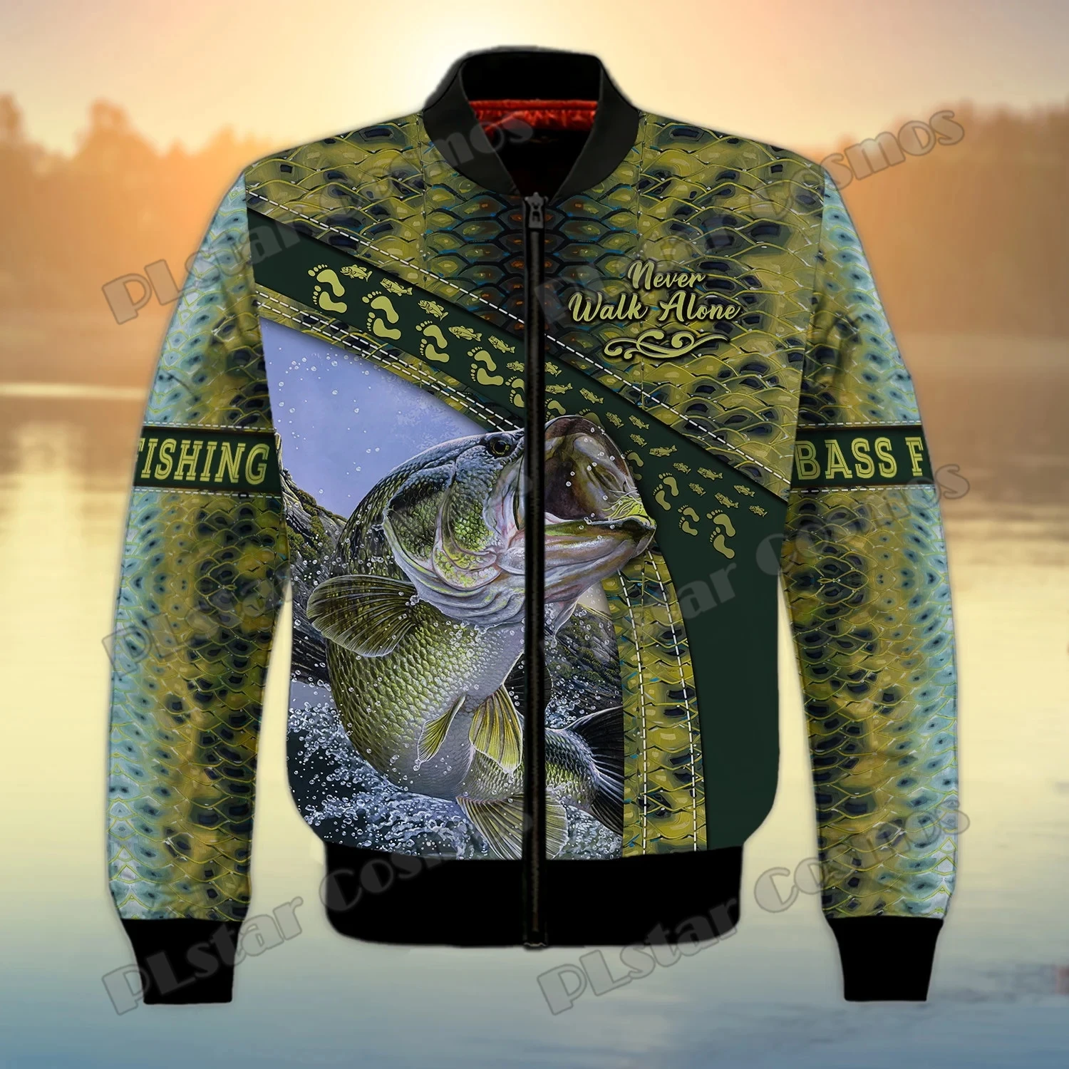 Fish Reaper Marlin pesca 3D impreso moda chaqueta Bomber para hombre Unisex Casual invierno más grueso cálido chaqueta con cremallera FX-16 - imagen 2