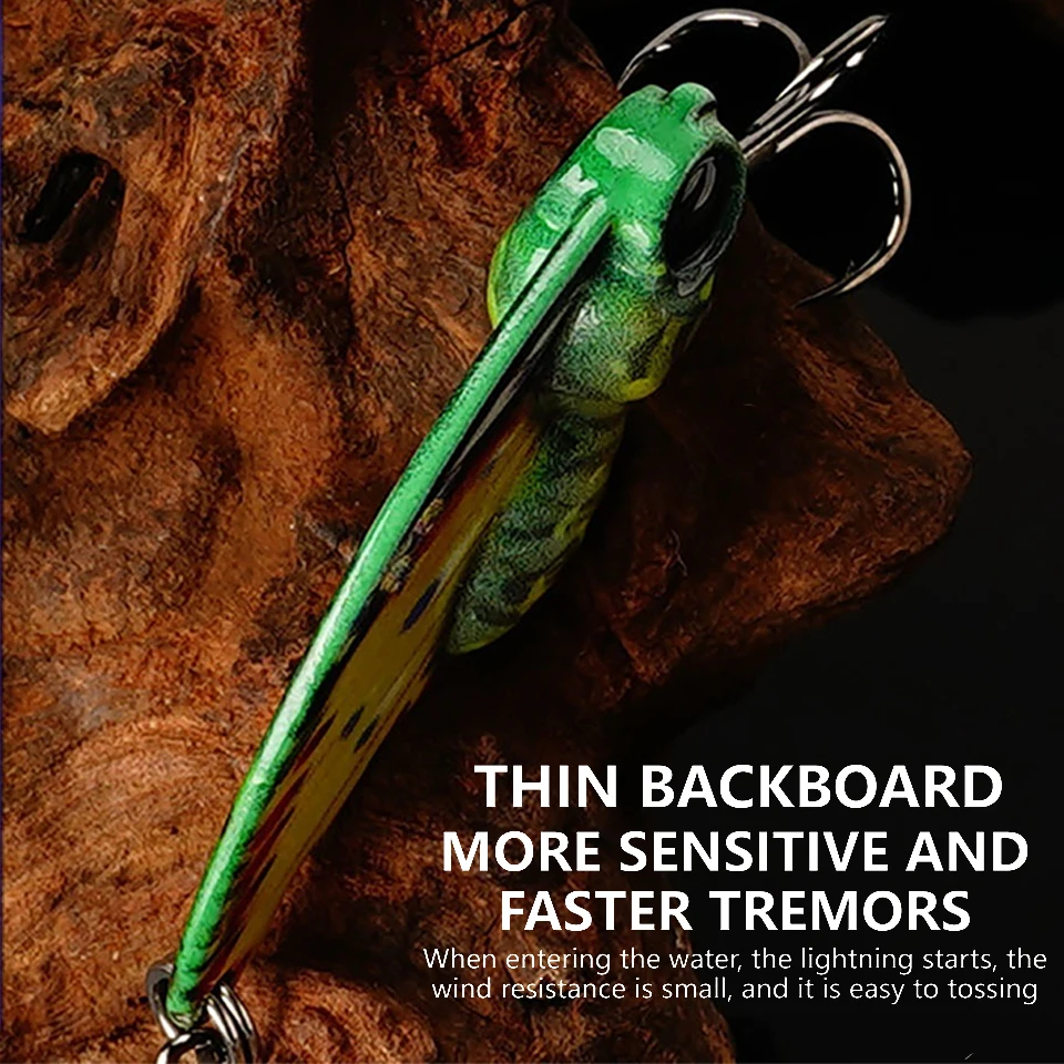 WALK FISH-señuelo de Pesca con cuchara vibratoria, mariposa, Metal, VIB, cebo Artificial, cigarra, Lucio, trucha, Pesca, 7-20g - imagen 5