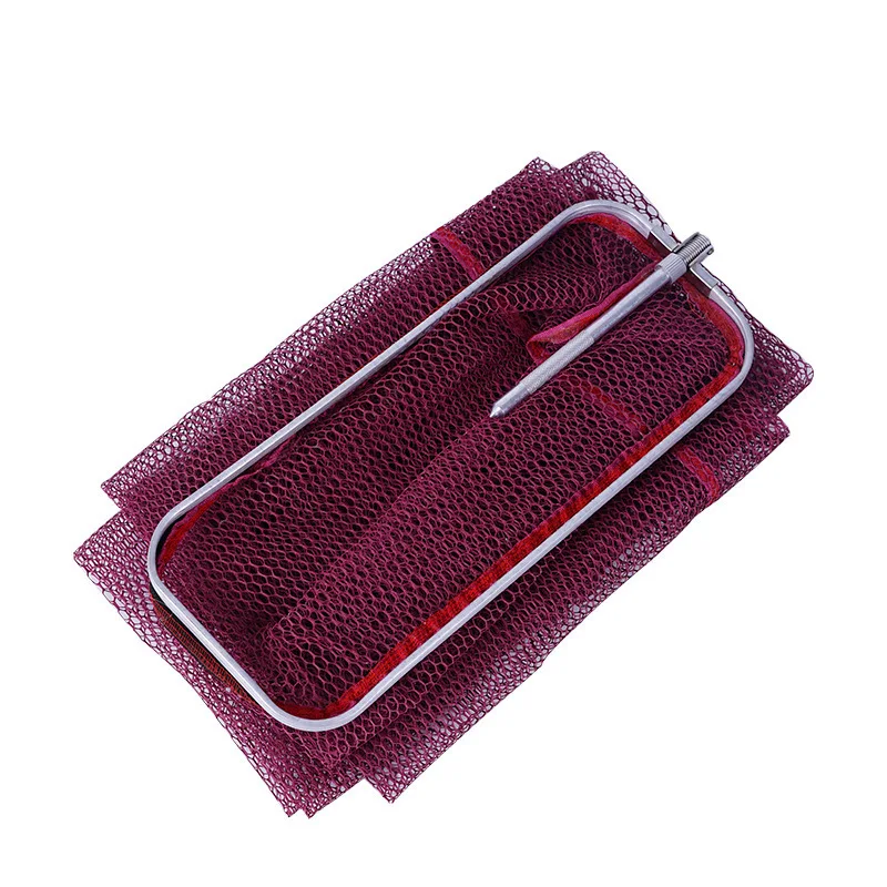 Lawaia-red de pesca Rectangular de aleación de aluminio, revestimiento protector para peces, equipo de pesca, malla engrosada, accesorios de pesca, nuevo - imagen 4