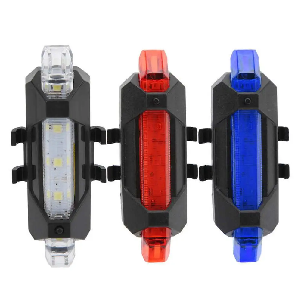 Accesorios Luz trasera delantera de bicicleta Lámpara de bicicleta Luces de luz trasera Luces de bicicleta Luz trasera de bicicleta Luces de bicicleta con carga USB - imagen 2