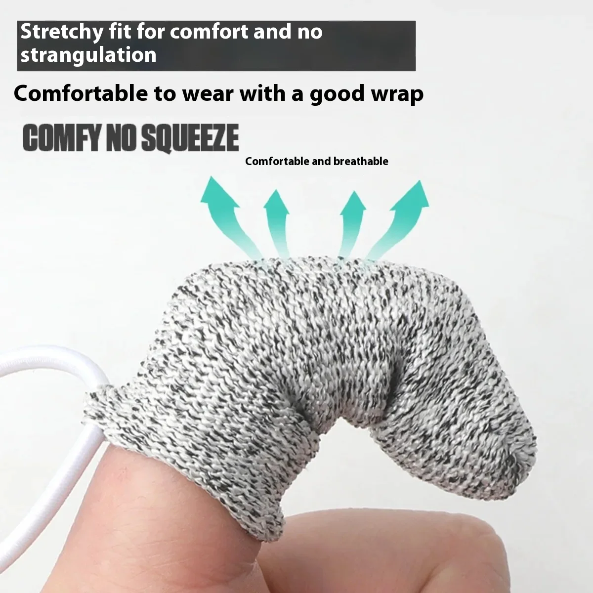 Luya-guantes profesionales anticortes de un dedo para pesca, antideslizantes y resistentes al desgaste, caña de mar, caña de roca, rueda giratoria, cubierta para los dedos - imagen 4