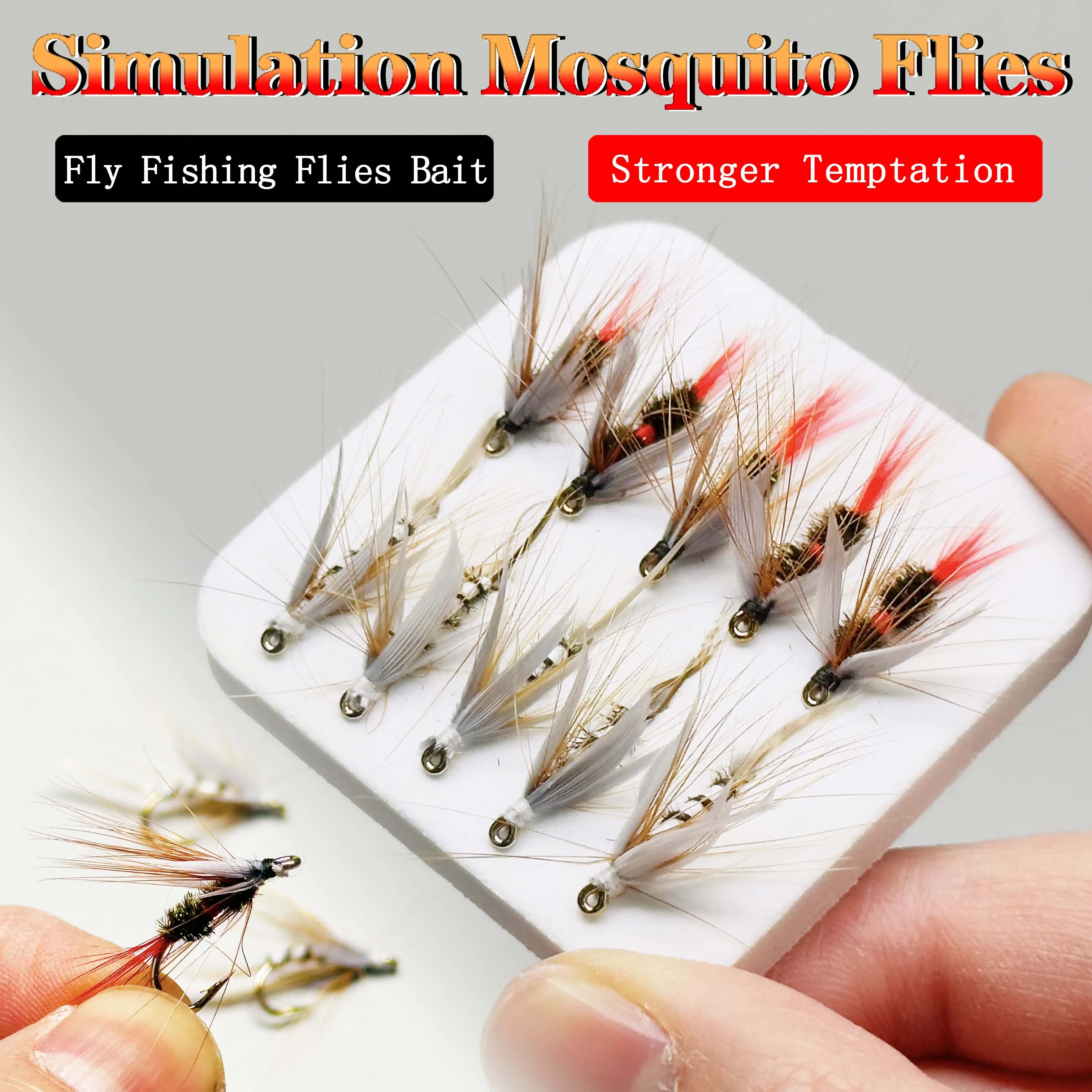 Royal WulffFly señuelo de pesca con mosca Flie salmón trucha - imagen 4
