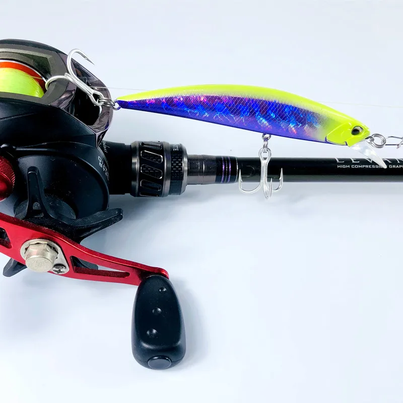 Greenspider Jerkbait Minnow 125mm 27G Hundimiento Lubina Agua Salada - imagen 2