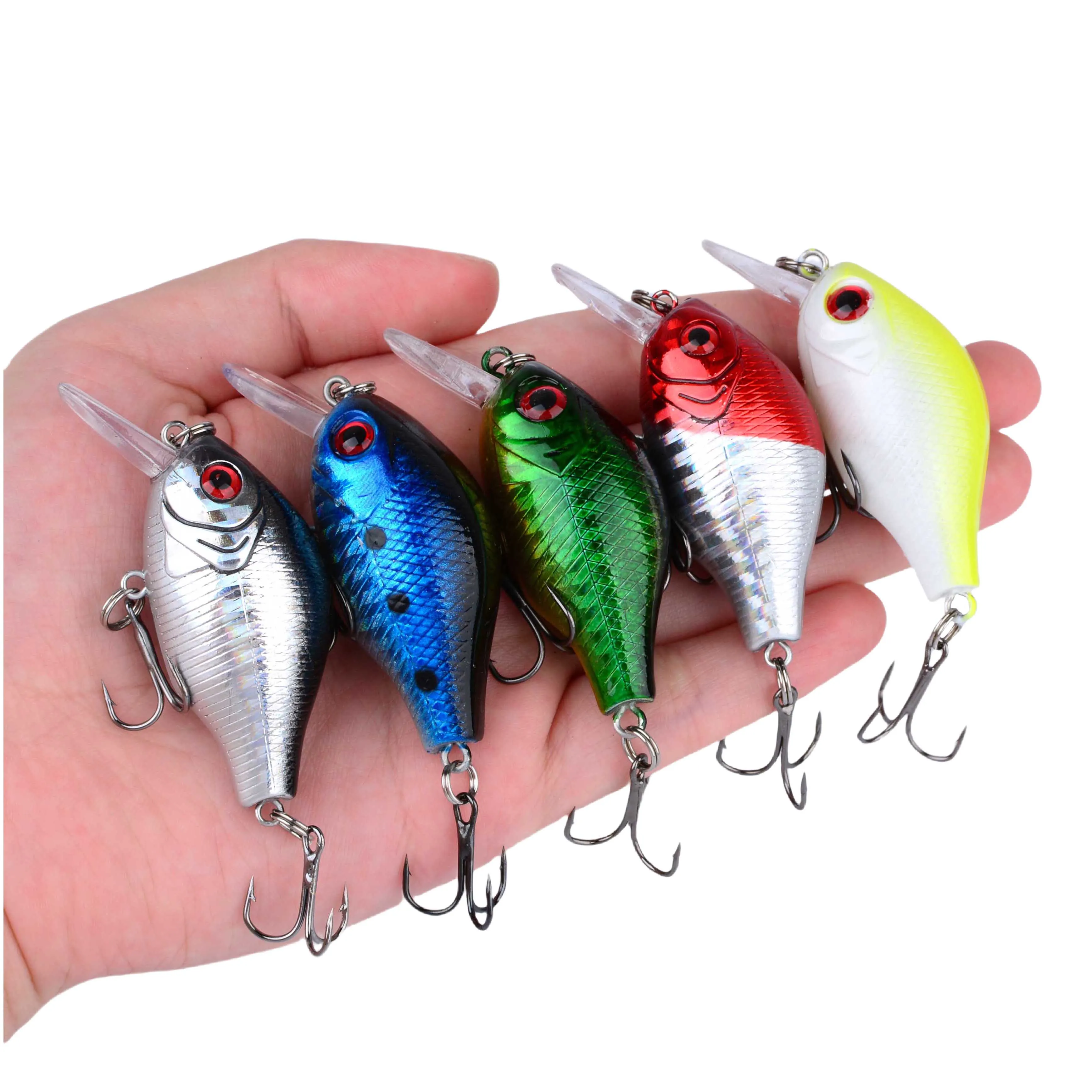 Señuelo Crankbait flotante de plástico duro para lubina y carpa - imagen 4
