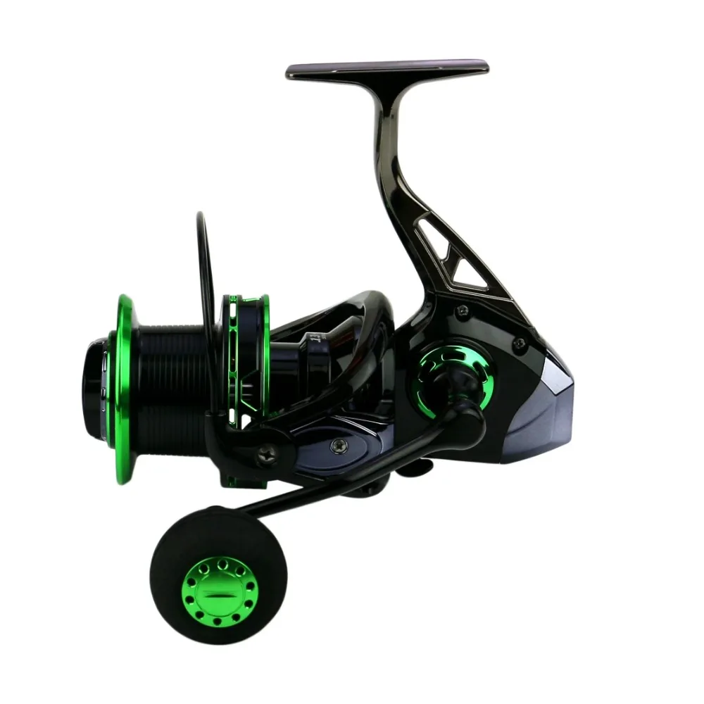 Carrete de Pesca totalmente metálico 13 + 1BB 4,1: 1 relación de engranaje carrete de Jigging arrastre máximo 25KG carrete giratorio anticorrosión para Pesca en agua salada - imagen 3