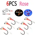 6pcs Rose
