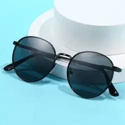Gafas de sol hippie vintage redondas estilo verano moda unisex UV