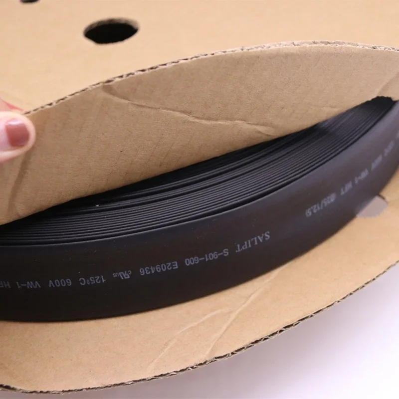 1 metro negro diámetro 1 2 3 4 5 6 7 8 9 10 12 14 16 20 25 30 40 50 mm Tubo termorretráctil 2:1 funda de Cable térmico de poliolefina aislada - imagen 5
