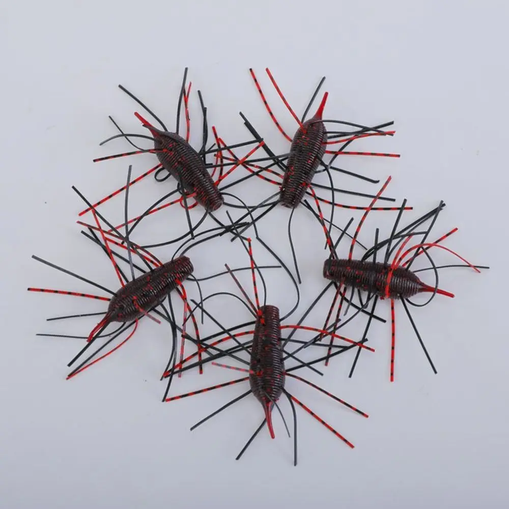 Señuelos de vinilo artesanales – Erizo de mar, gusano y cangrejo - imagen 4