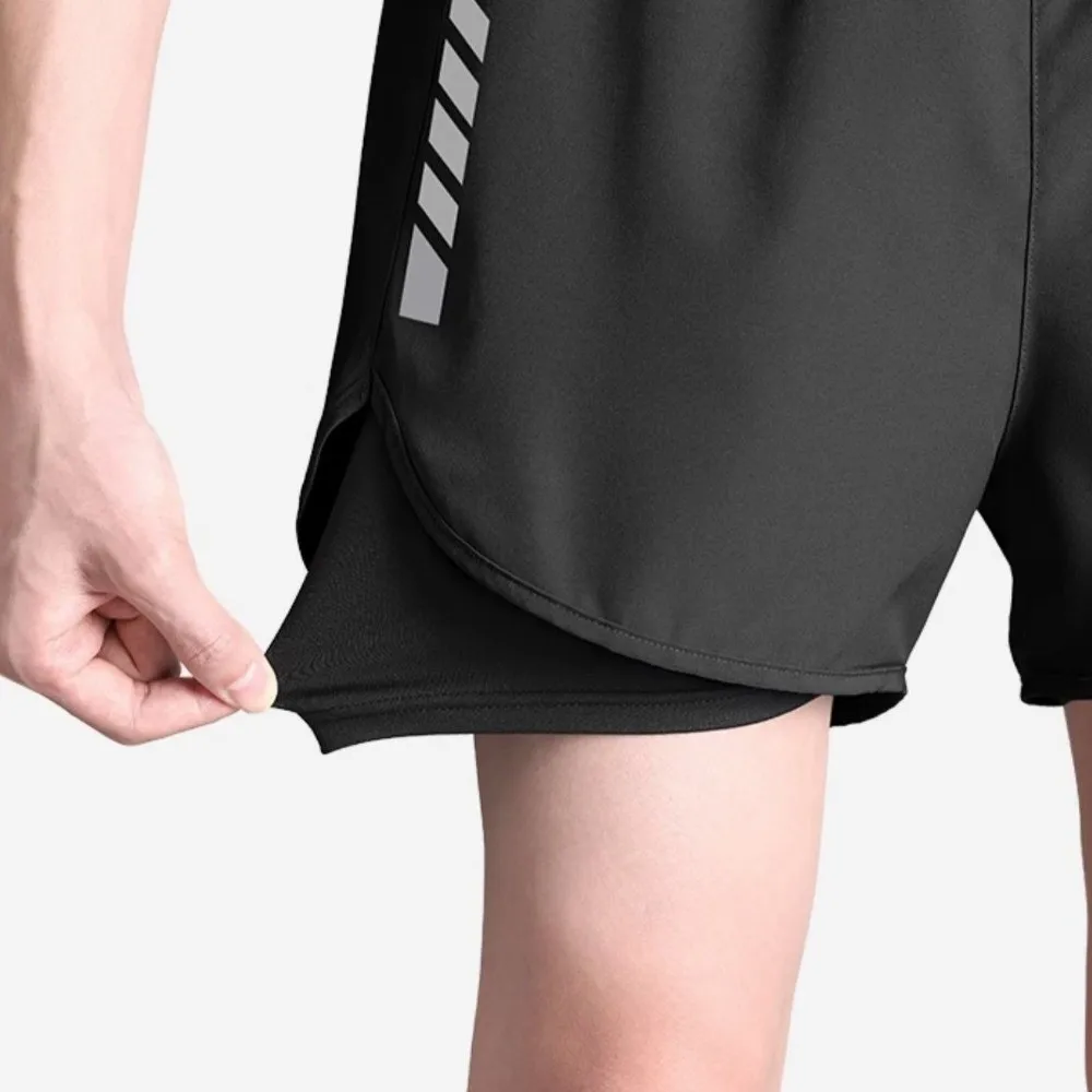 Pantalón corto de pesca doble capa con forro interior secado rápido - imagen 2