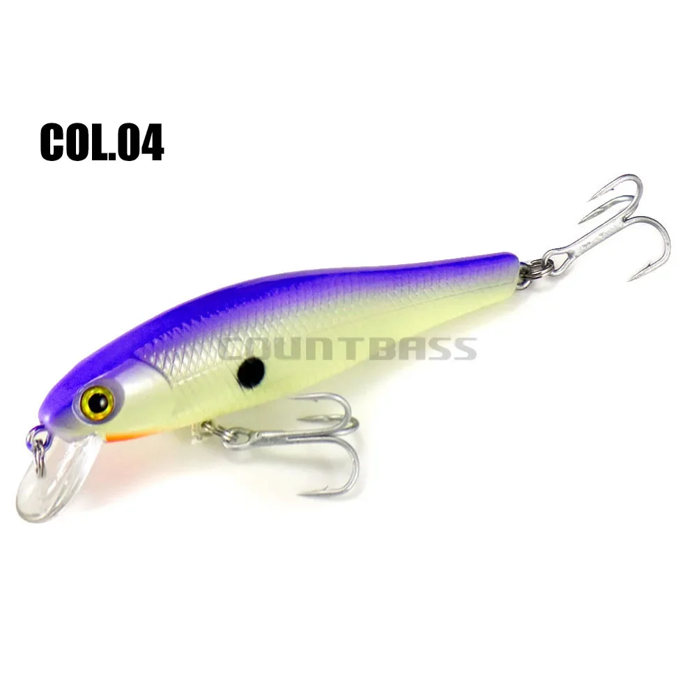 Countbass-señuelos flotantes para pececillos, Wobblers, para pesca, 80mm, 10g