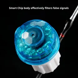 Alarma de pesca alta sensibilidad sonido LED clip eficaz para caña