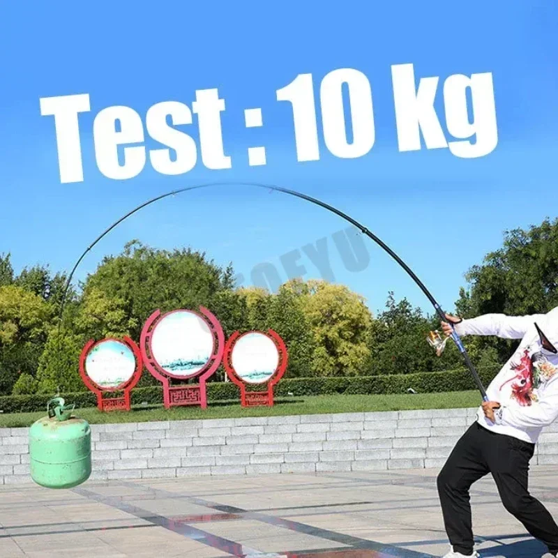 La mejor caña de pescar giratoria portátil telescópica, 2,4 M, 2,7 M, 3,6 M, 3,9 M, 4,5 M, caña de pescar de 15kg, caña giratoria de pesca en roca para barco de mar de viaje - imagen 3