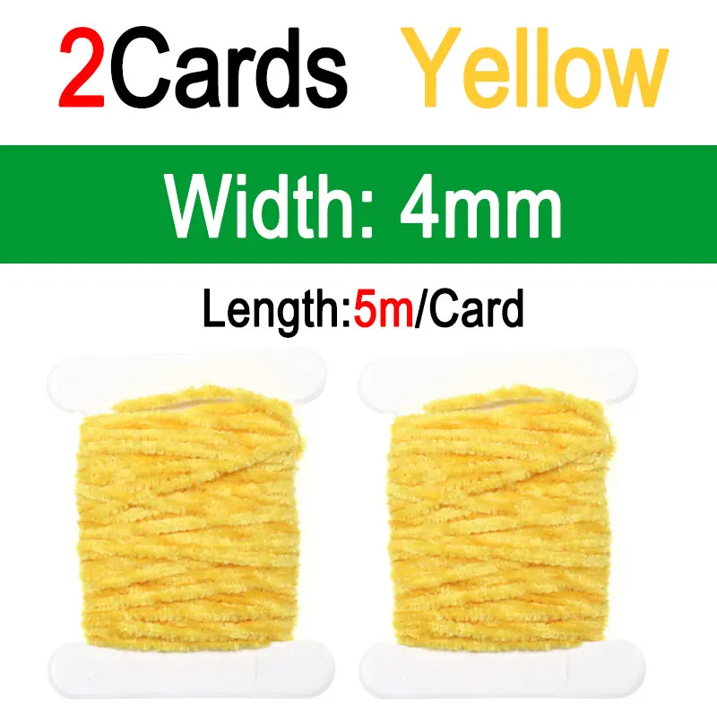 2pcs Yellow 4mm