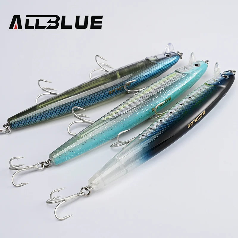 ALLBLUE-señuelo de pesca FlashMinnow 110, 110mm, 17,8g, Jerkbait brillante, Wobbler, suspensión lenta, pececillo, cebo de plástico, aparejos de Lucio - imagen 5