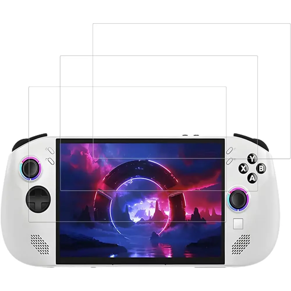 Paquete de 3 protectores de pantalla HD, película protectora antiarañazos de 8 pulgadas, borde curvo, dureza 9H, vidrio templado para Lenovo Legion Go S