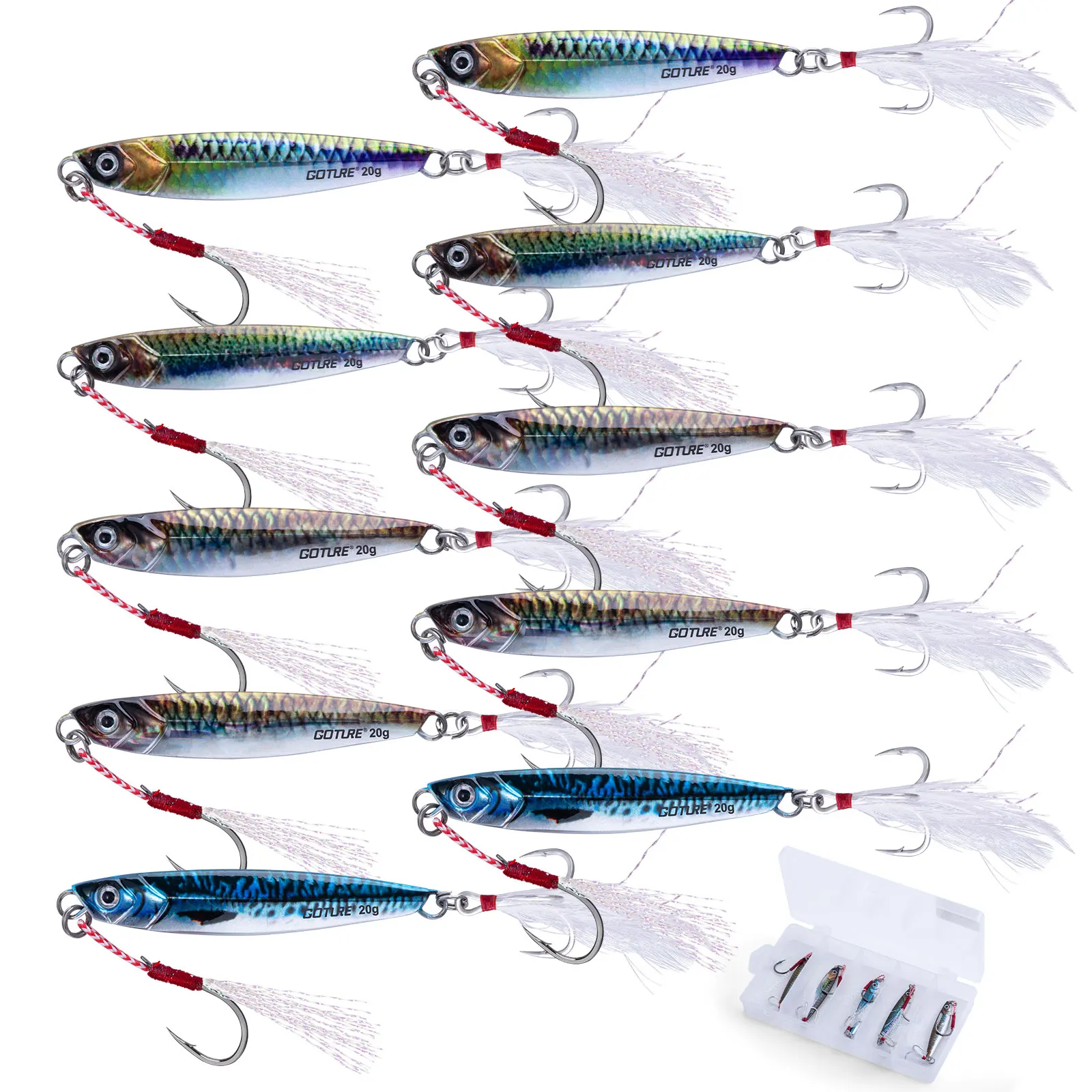 Cuchara Jigging Goture – Señuelo de Metal para Lubina