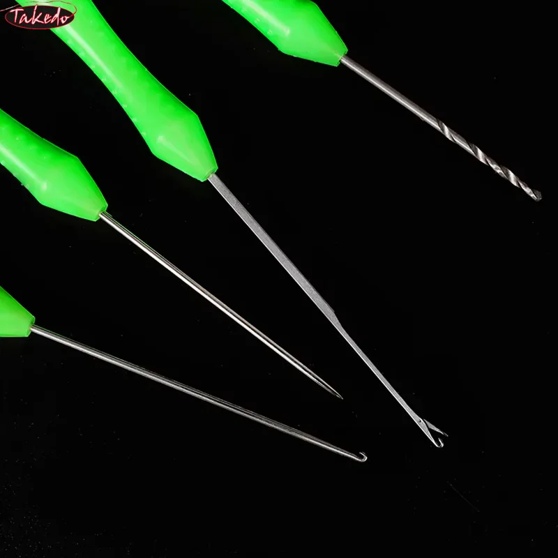 TAKEDO Baiting Needle Set Carp Fishing Accessories Rigs Fishing Hook Drill Stringer Baiting Rig Punching Needle - imagen 5