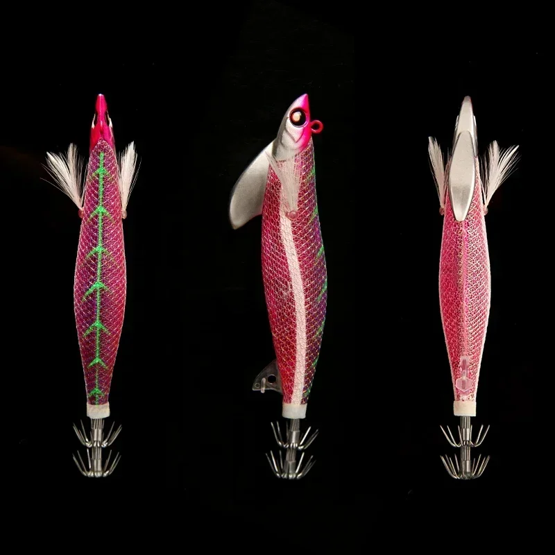 Señuelo de calamar de plomo de 30g y 40g con anzuelo BKK, plantilla de calamar, cebo Artificial Eging para pulpo, sepia, Señuelos de Pesca de Mar EGI - imagen 5