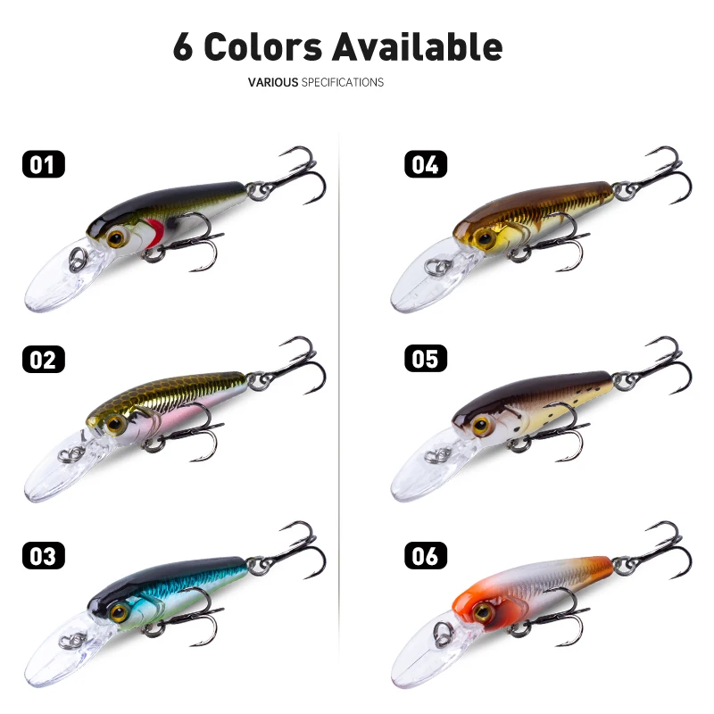 Señuelo LEYDUN Mini Micro 40mm – Minnow flotante para trucha - imagen 5