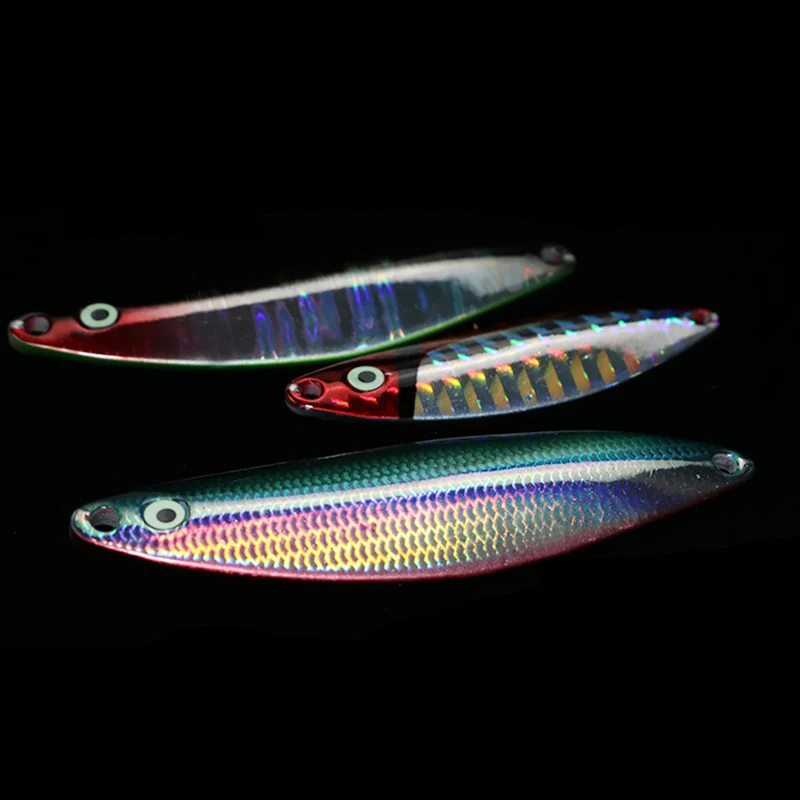 LETOYO 7g/11g/14g/18g brillo Spinner señuelo aerodinámico forma del cuerpo cobre cuchara señuelo Artificial hundimiento cuchara señuelo de pesca - imagen 3