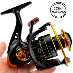 Ghotda-carrete de pesca Jigging 1000-7000Metal, relación de engranaje 5,2: 1, lanzamiento de tiro largo, agua salada, Surf, Mar Grande, giratorio