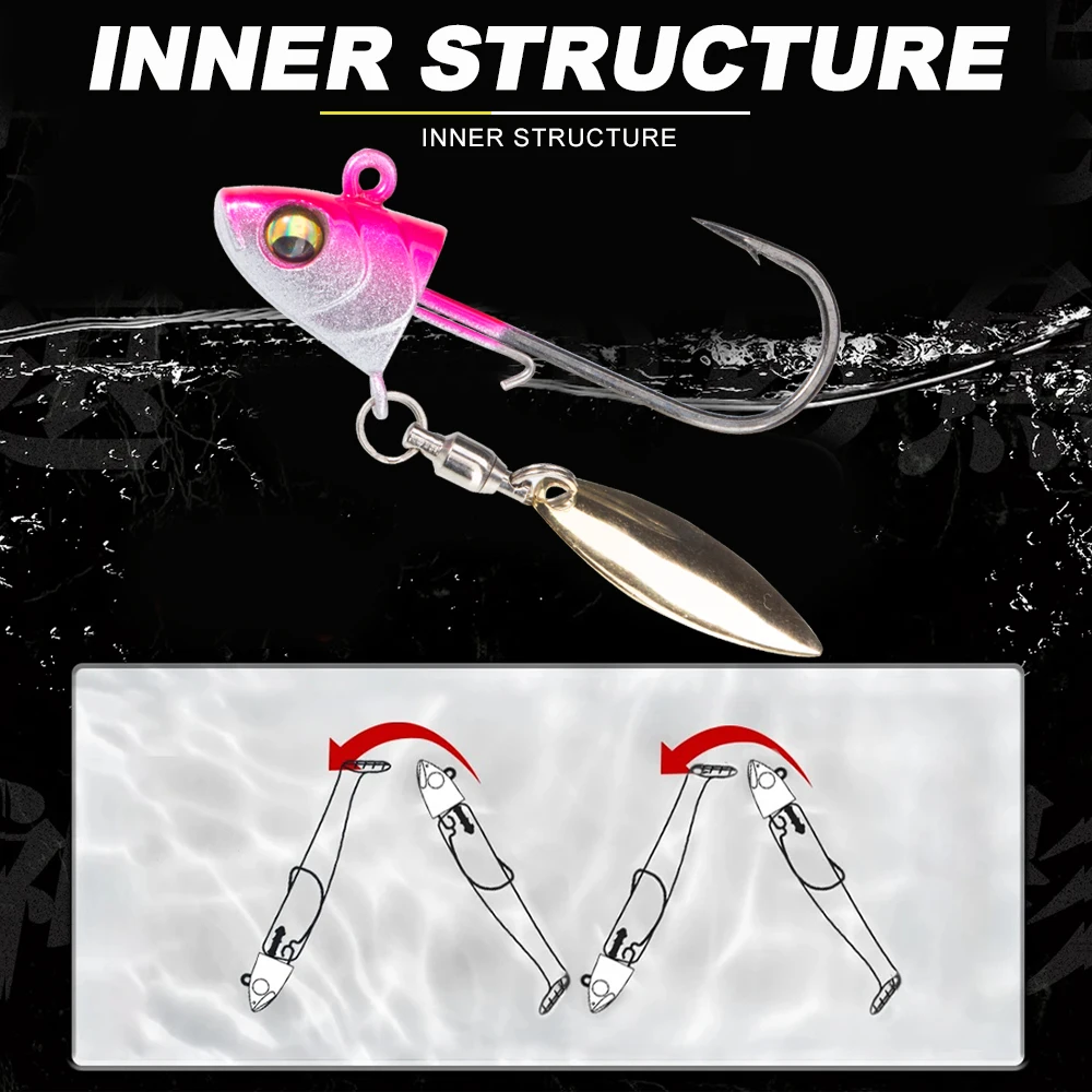 D1 señuelo de pesca suave giratorio, cebo de silicona Artificial, cabeza de pececillo negro, Lucio, delineador fácil, Leurre Souple, 85mm/15g, 3 bolsas - imagen 4