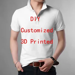 PLstar Cosmos DIY diseño personalizado 3D completamente estampado Polos de hombre Casual solapa camisa de manga corta Envío Directo