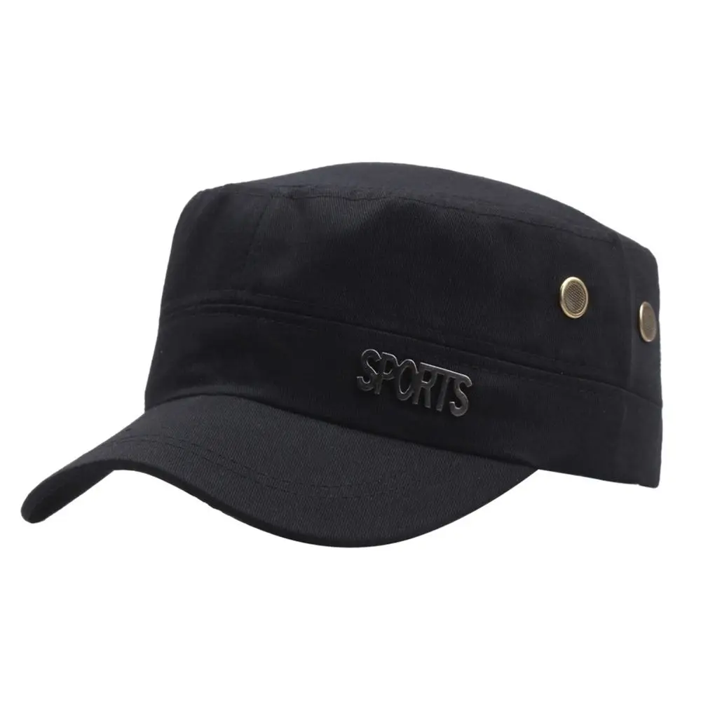 Gorra de pescador plana ajustable con acabado hueso - imagen 3