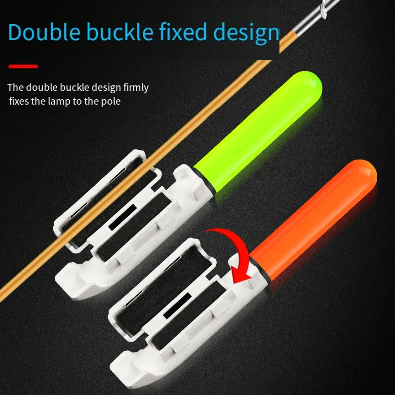 Palo flotante luminoso, caña electrónica de pesca ligera CR425, batería de litio de 3,6 V, LED, carga USB extraíble, aparejos nocturnos impermeables - imagen 3