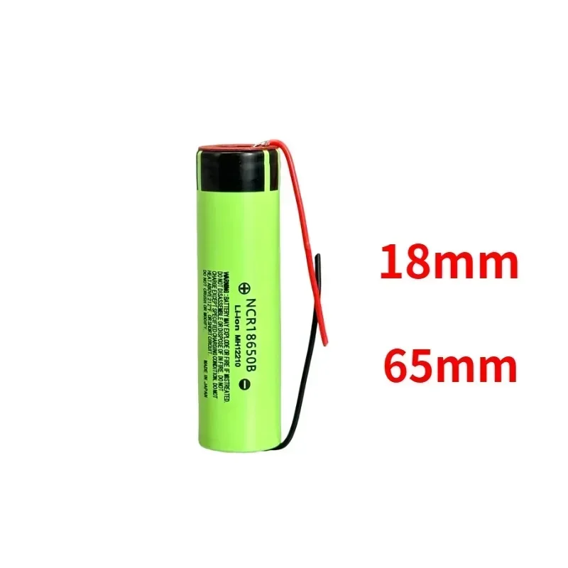 Panasonic NCR18650B Batería 18650 recargable – Cable silicona soldar - imagen 3