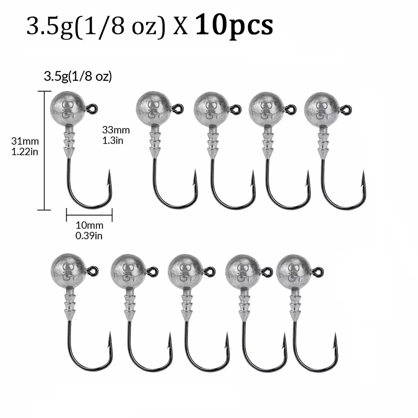 10pcs 3.5g