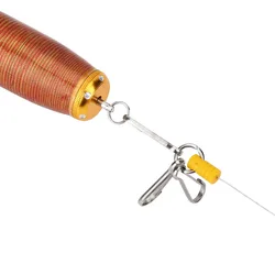 Portátil con alambre de acero carrete de pesca llavero cuerda telescópica 5,5X5 cm llavero de pesca llavero de pesca uso al aire libre