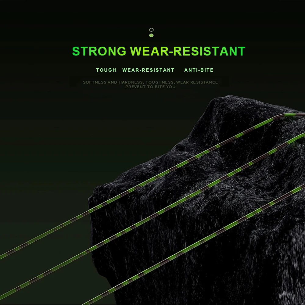 FTK-sedal de pesca de nailon moteado Invisible, 150M-300M, carpa, 0,14 MM-0,50 MM, revestimiento de fluorocarbono, punto de monofilamento súper fuerte - imagen 3