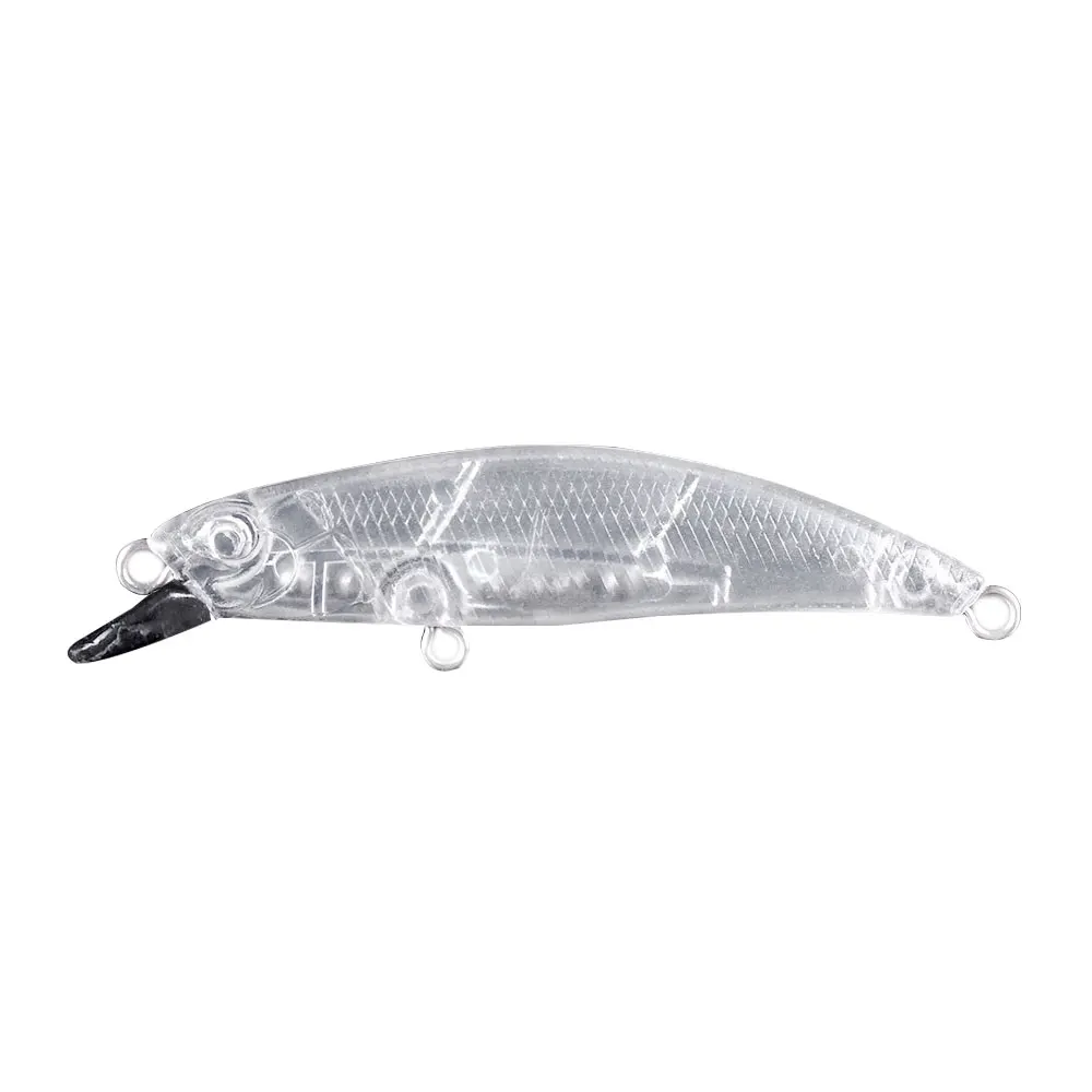 Jerkbait Wobbler Minnow transparente para vinilo sin pintura - imagen 5
