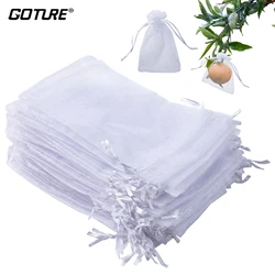Goture-bolsa de cultivo al aire libre, bolsa de protección de uvas, productos de malla para el Control de plagas de frutas, bolsa de plántulas de fresa de gasa transpirable